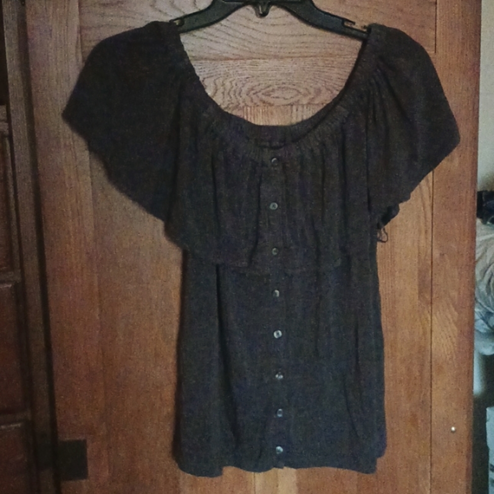 American Eagle Grey Top